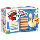 The Laughing Cow Original cheese dip and breadsticks 4 x 35g (British brand)