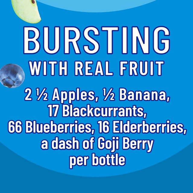 Naked Blue Machine blueberry smoothie 300ml bottle, imported from the UK