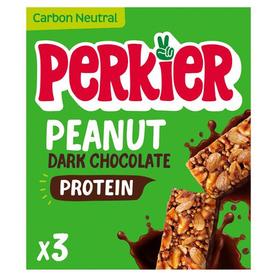 Perkier Peanut & Dark Chocolate Cereal Bar 3 x 37g