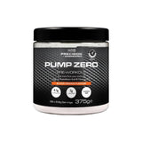 Precision Engineered Pump Zero pre-workout powder blood orange 375g, imported from the UK
