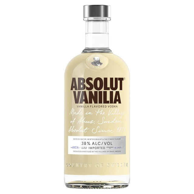 Absolut Vanilia Vodka 70cl - British product