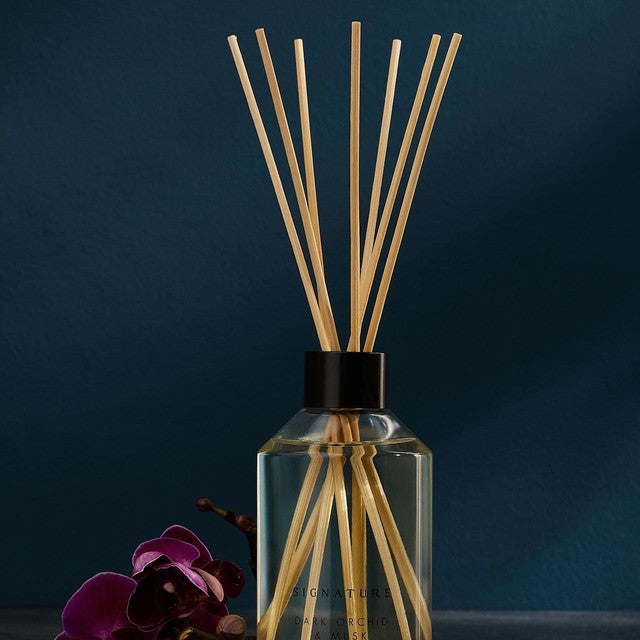 M&S Dark Orchid & Musk reed diffuser 200ml, imported from the UK