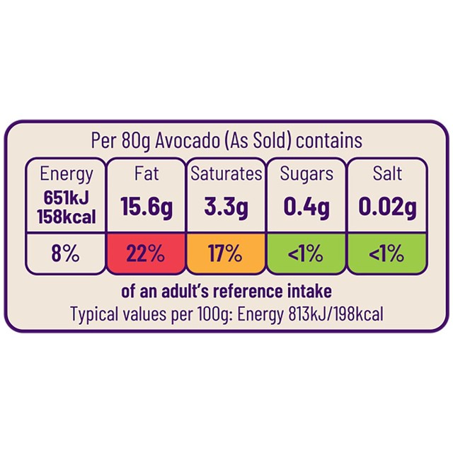 Ocado small ripe ready Hass avocados 4 pack, imported from the UK