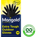Marigold Outdoor Tough Rubber Gloves M, imported from the UK