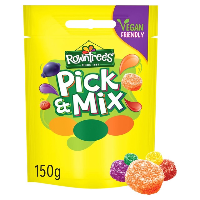 Rowntree's vegan friendly pick & mix sweets 150g, imported from the UK