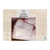 M&S British lamb shanks 2 pack, imported from the UK