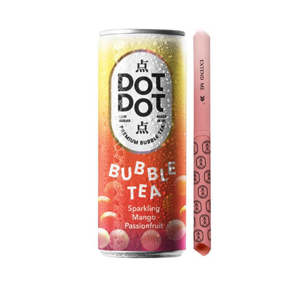 Dot Dot Sparkling Mango Passionfruit Bubble Tea 250ml