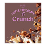 M&S Triple Chocolate Crunch chocolate clusters 500g, imported from the UK
