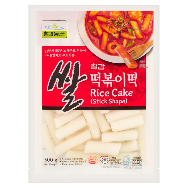 Chillkab Korean Tteokbokki rice cake sticks 500g - British product