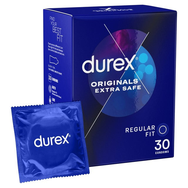 Durex Extra Safe Condoms Regular Fit 30 Pack - British product