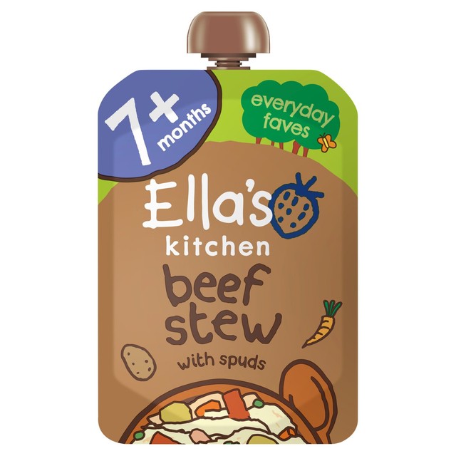 Ella's Kitchen beef stew baby food pouch 130g - British product