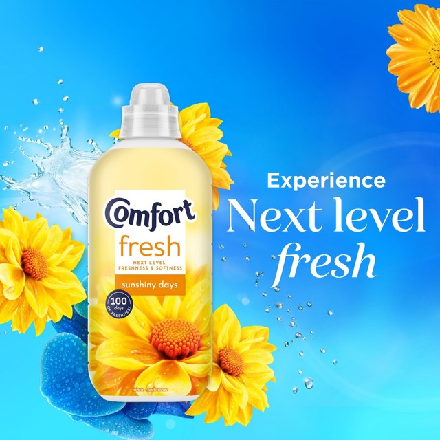 Comfort Sunshiny Days fabric conditioner 990ml - British product