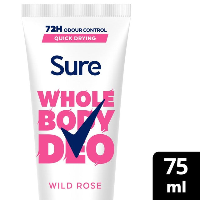 Sure Wild Rose deodorant cream 75ml (British brand)