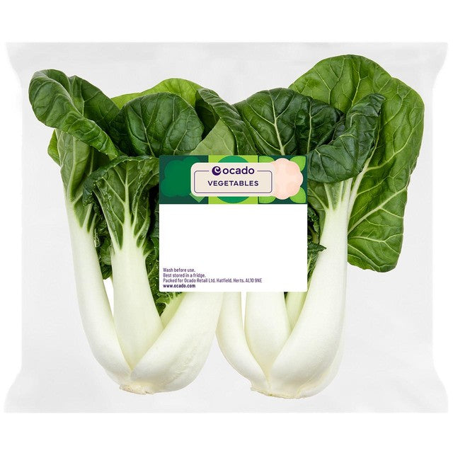 Ocado baby pak choi fresh vegetable 120g - British product