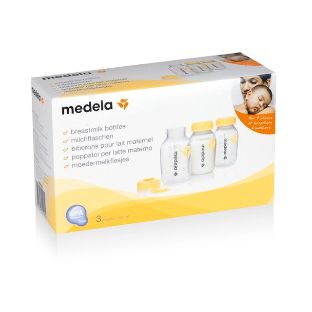 Medela Breastmilk Storage Bottles Pack of 3, imported from the UK