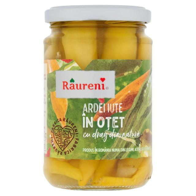 Raureni Hot Peppers in Vinegar 260g