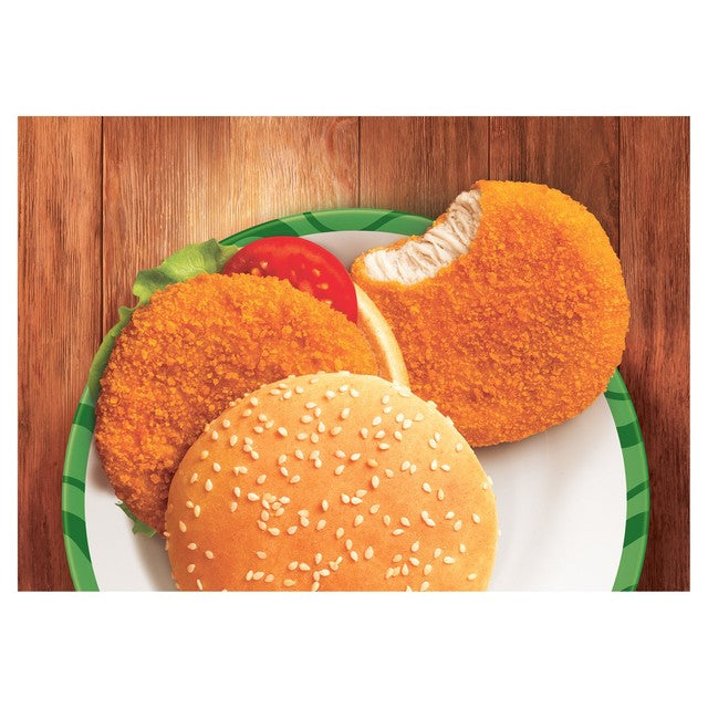 Birds Eye chicken burgers with golden wholegrain 200g - British product
