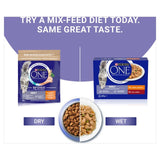 Purina One chicken and beef wet cat food 8x85g, imported from the UK