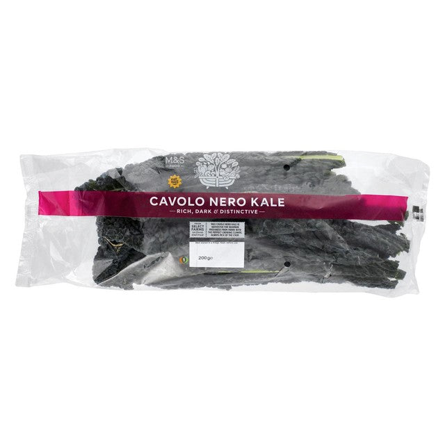 M&S Cavolo Nero kale 200g, imported from the UK