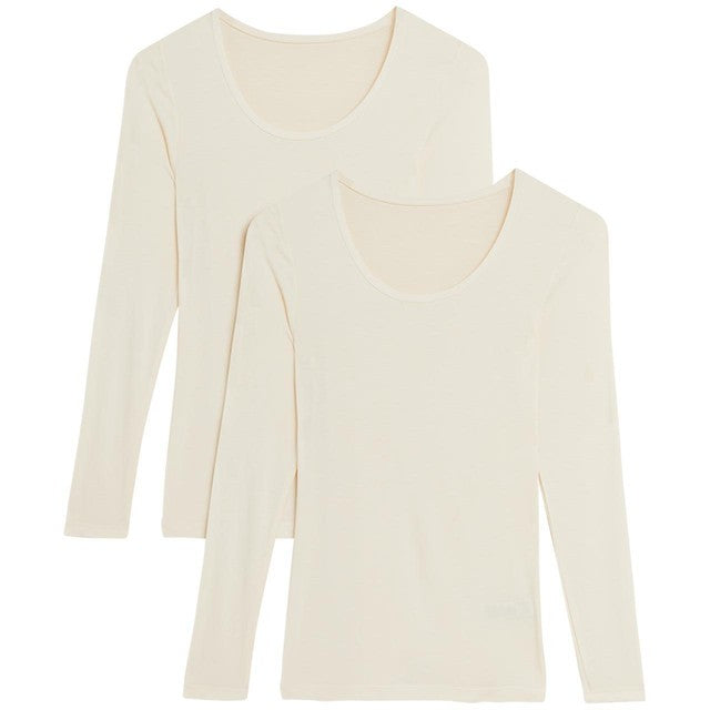 M&S Heatgen tops cream 2 pack, imported from the UK
