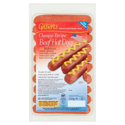 Gilbert's American Style Rinder-Hot Dogs 350g