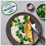 Philadelphia garlic and herbs soft cream cheese 165g, imported from the UK