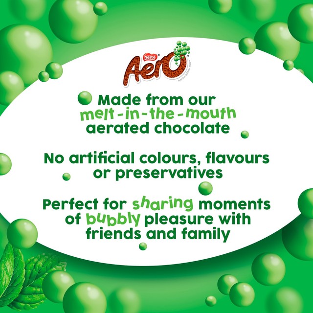 Aero peppermint chocolate bars 4 x 27g - British product