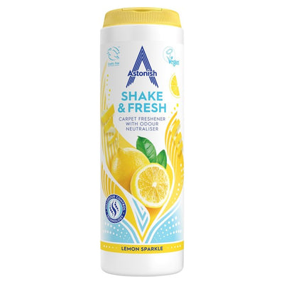 Astonish Shake and Fresh Lemon Carpet Freshener 350g