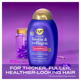 OGX Thick & Full Biotin & Collagen Conditioner 385ml, imported from the UK
