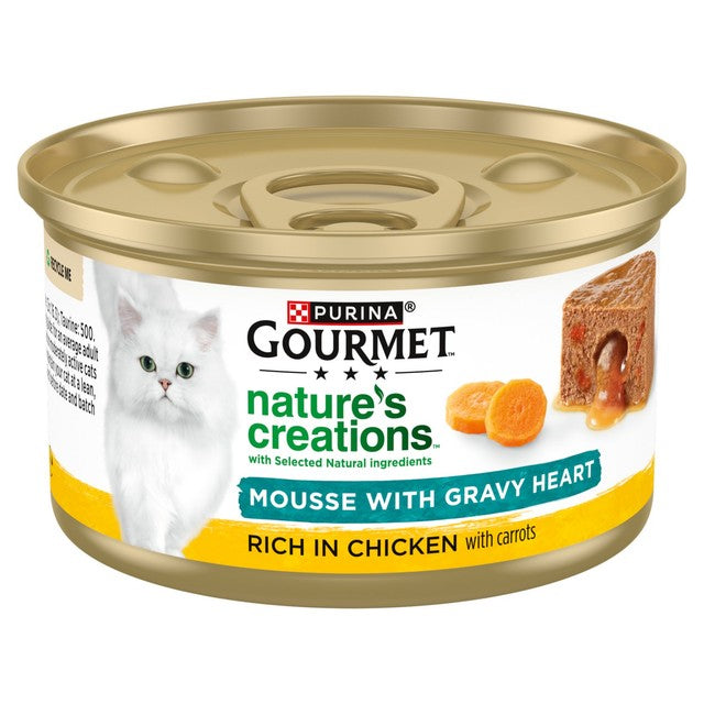 Gourmet wet cat food chicken 85g, UK version