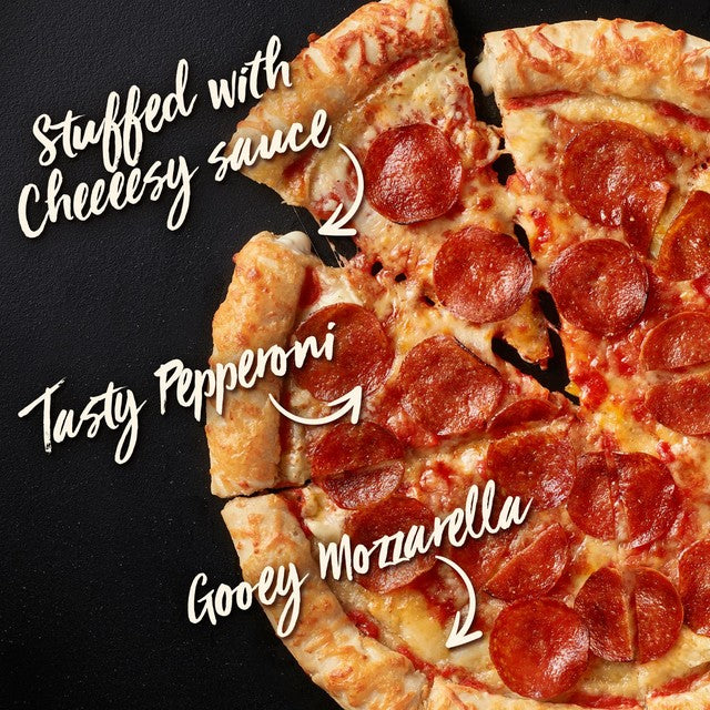 Chicago Town cheesy stuffed crust pepperoni large frozen pizza - British product
