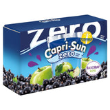 Capri Sun Zero Blackcurrant juice drink pouches 8x200ml - British product
