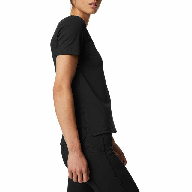 M&S Goodmove women's fitted t-shirt Black size 12, imported from the UK