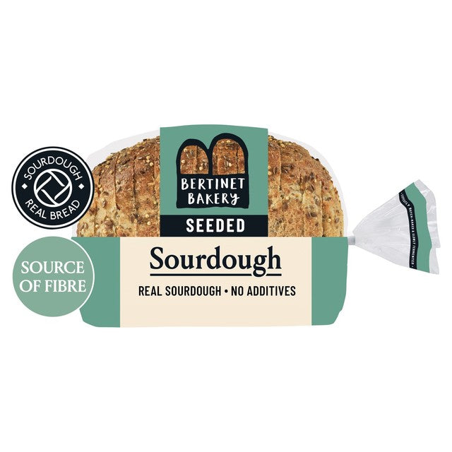 Bertinet Bakery seeded sourdough bread 550g - British product