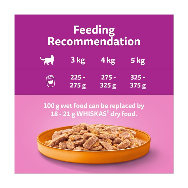 Whiskas Farm Menu wet cat food 6x390g cans (British brand)