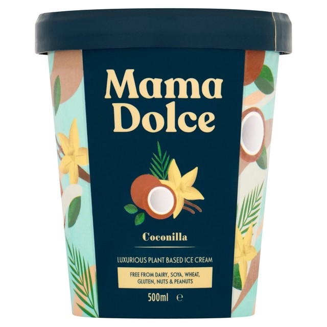 Mama Dolce Coconilla ice cream 500g, imported from the UK