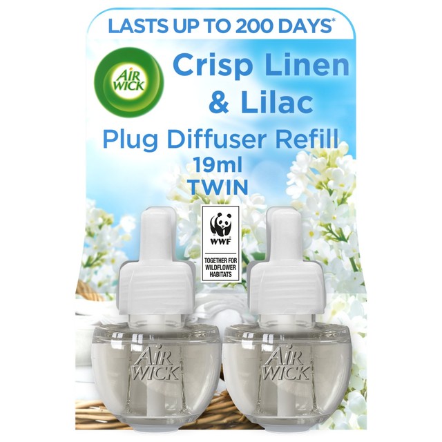 Airwick Crisp Linen & Lilac air freshener refill 38ml - British product
