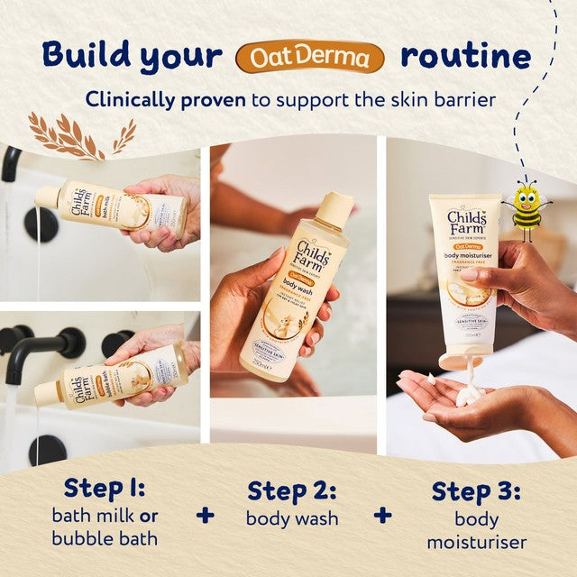 Childs Farm Bath Milk Fragrance-Free 250ml - British product