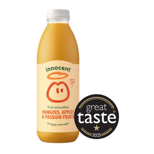 Innocent Mangoes, Passion Fruits and Apples smoothie 750ml, UK version
