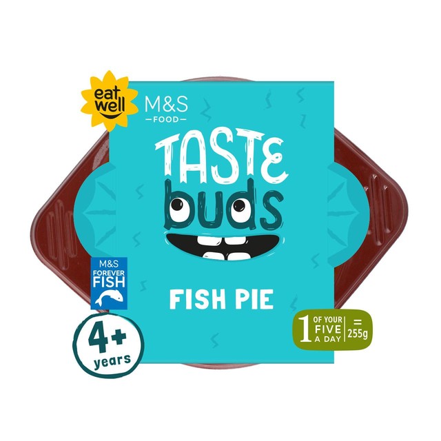 M&S Fish Pie with Juicy Peas 260g, imported from the UK