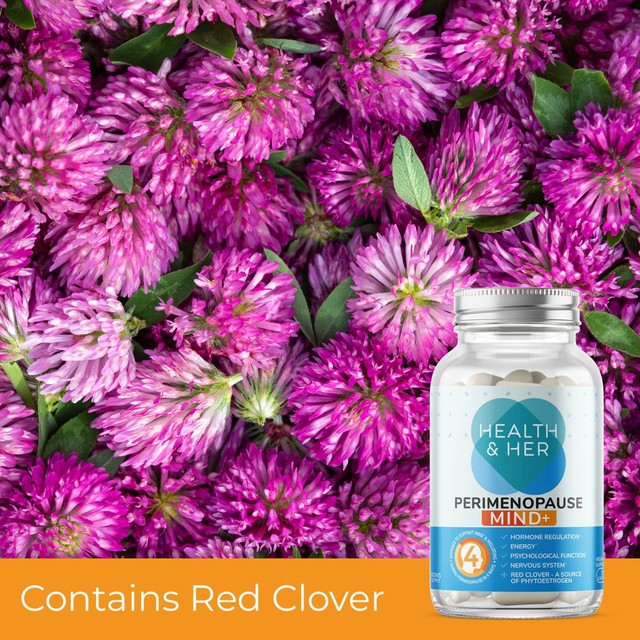 Health & Her Perimenopause Mind+ Supplement capsules 30 capsules, UK version