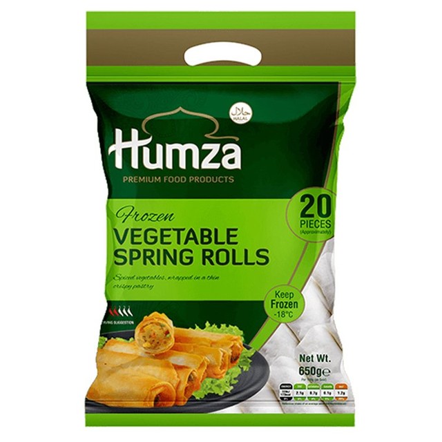 Humza vegetable spring roll 650g, UK version