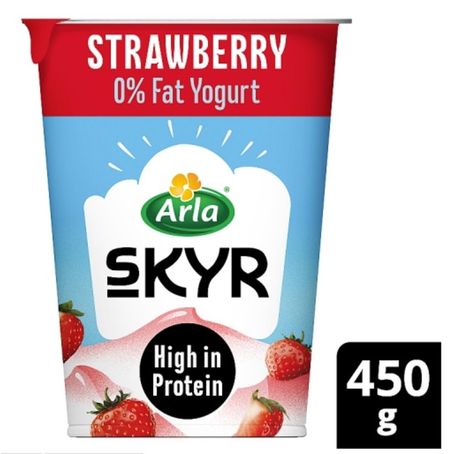 Arla Skyr Strawberry Yogurt 450g - British product