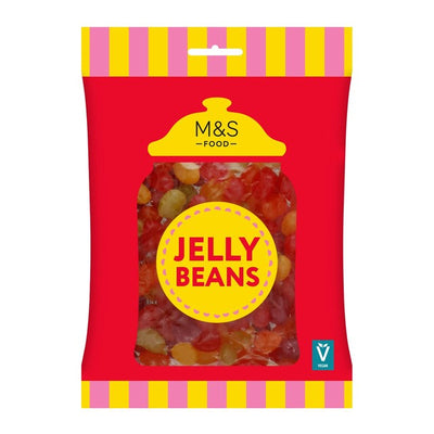 M&S Jelly Beans Fruit Flavour Sweets 180g