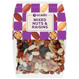 Ocado mixed nuts and raisins 200g, imported from the UK