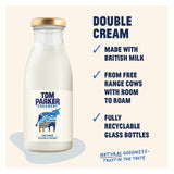 Tom Parker fresh pasteurised double cream 250ml (British brand)