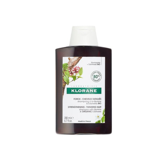 Klorane shampoo with quinine for thinning hair 200ml, UK version