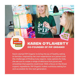 Pip Organic Rainbow Lollies with Cheeky Veg 6x40ml, imported from the UK