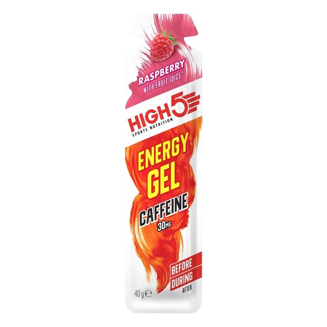 HIGH5 Energy Gel Raspberry with Caffeine 40g, UK version
