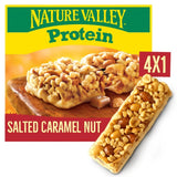 Nature Valley Protein Salted Caramel Nut Cereal Bars 4 x 40g, imported from the UK